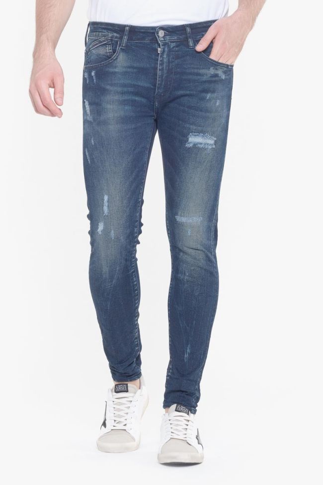 Power skinny 7/8th jeans destroy blue N°2