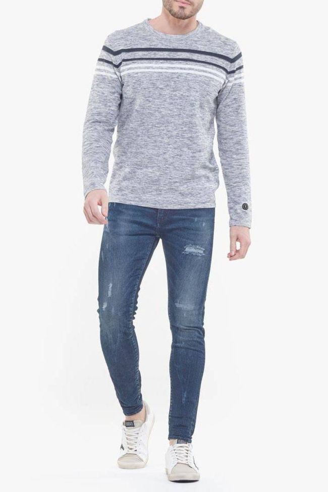 Power skinny 7/8th jeans destroy blue N°2