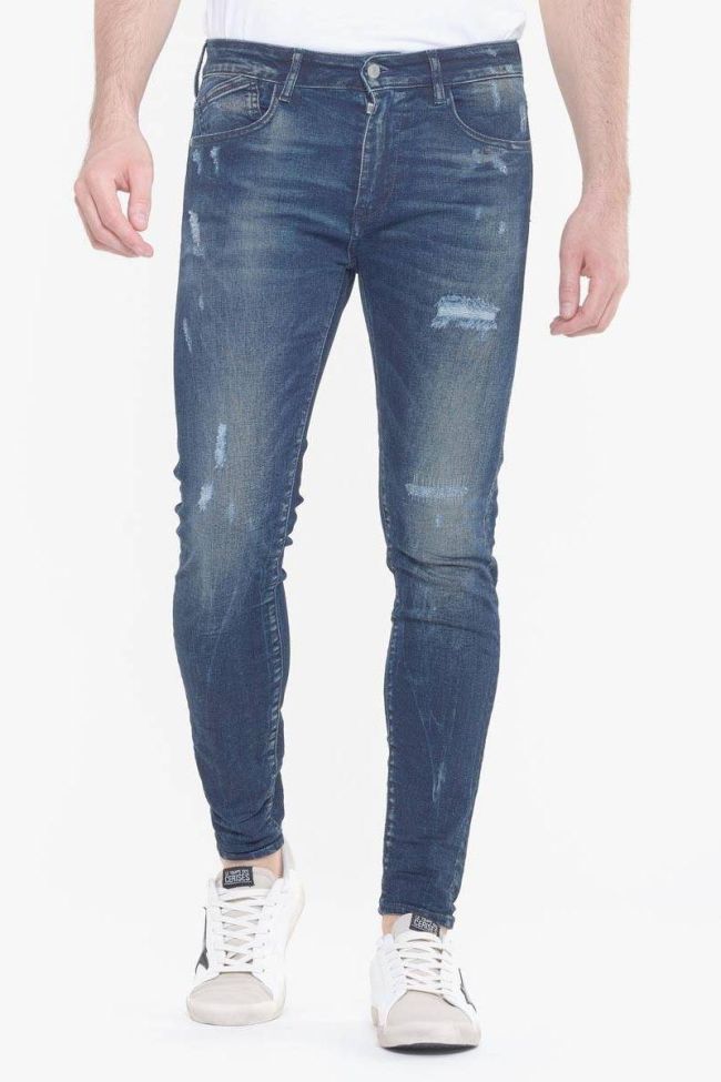 Power skinny 7/8th jeans destroy blue N°2