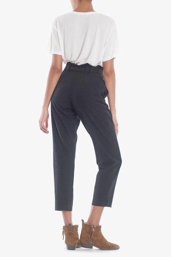 Jen high waist navy trousers
