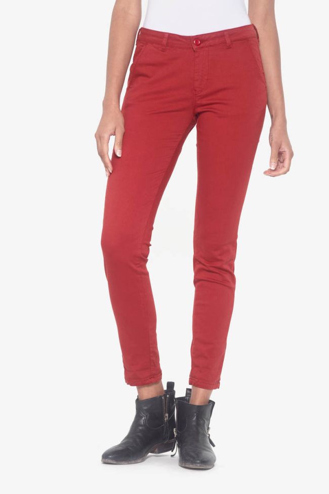 Red Lidy chino pants