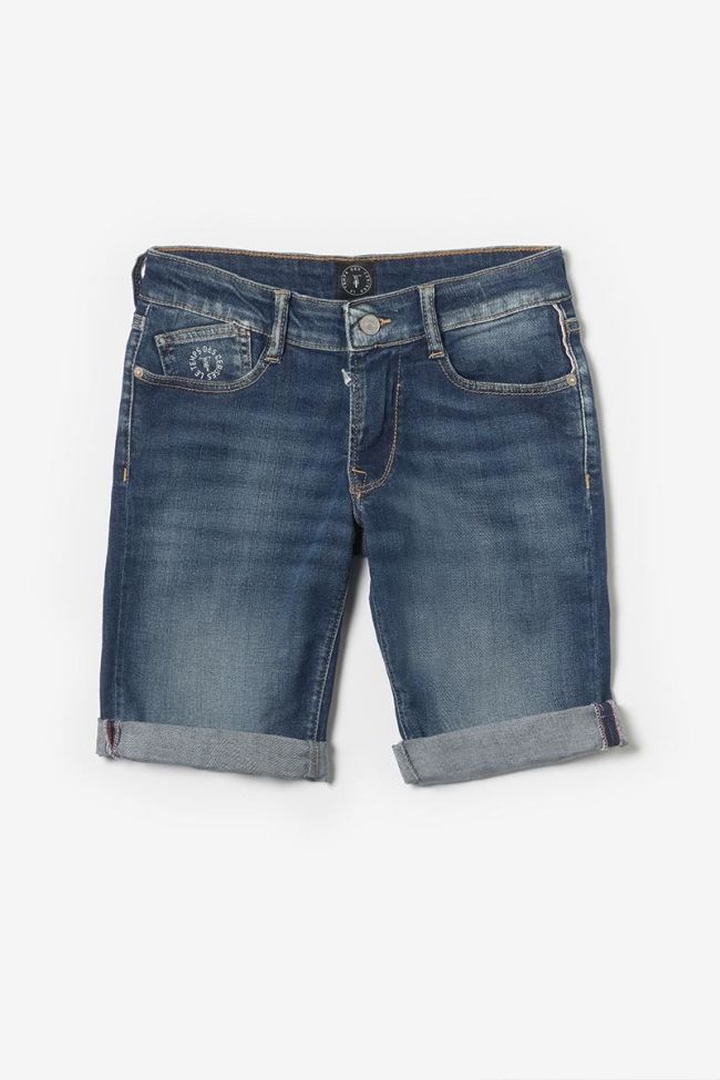 Stonewashed blue Mike bermuda shorts