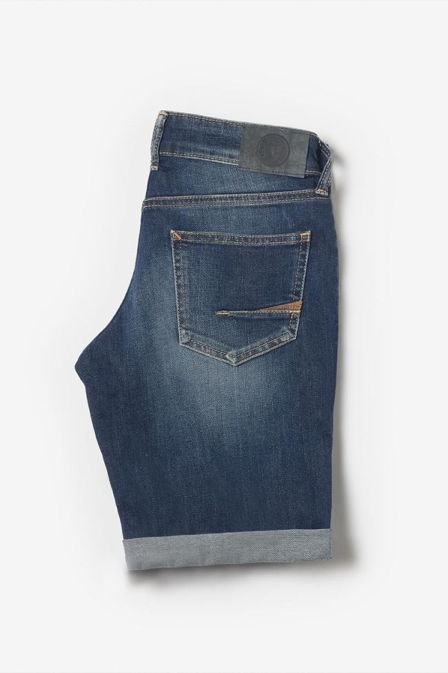 Stonewashed blue Mike bermuda shorts