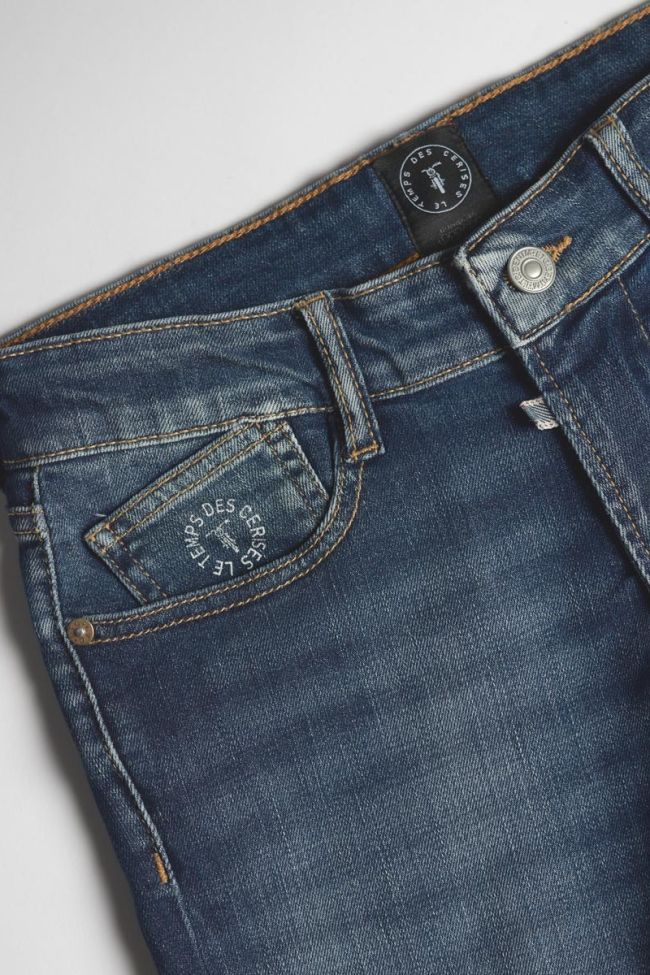 Stonewashed blue Mike bermuda shorts