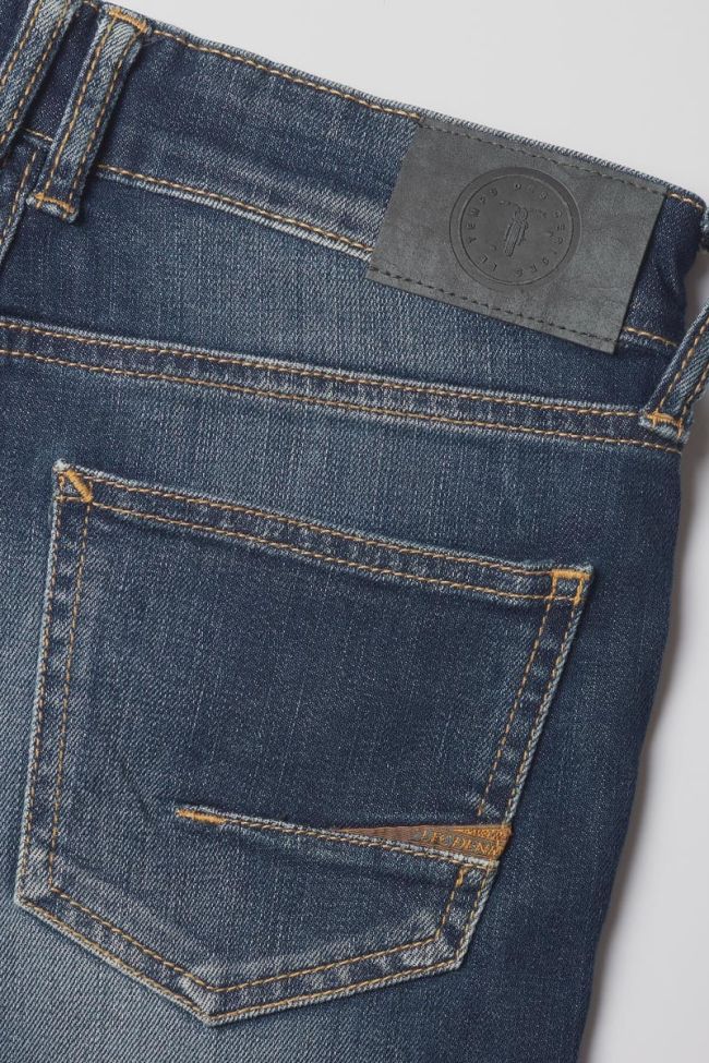 Stonewashed blue Mike bermuda shorts