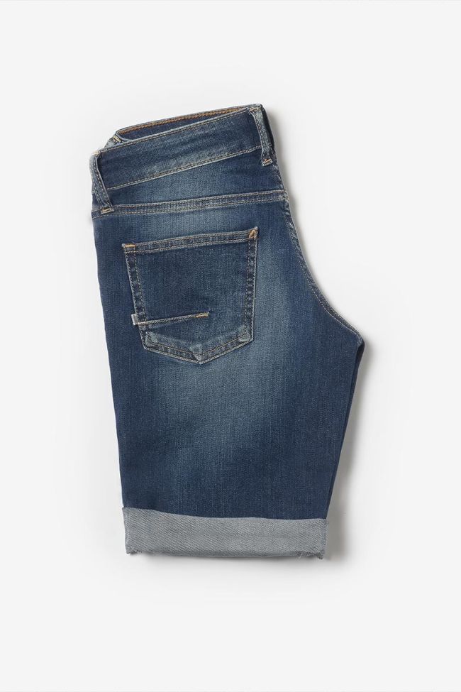 Stonewashed blue Mike bermuda shorts