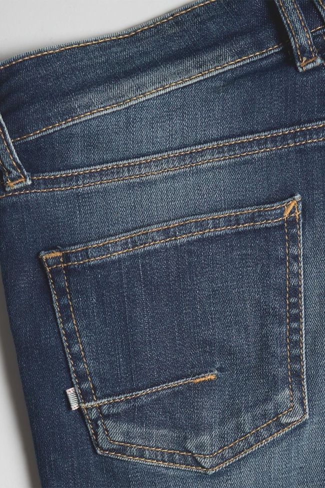 Stonewashed blue Mike bermuda shorts