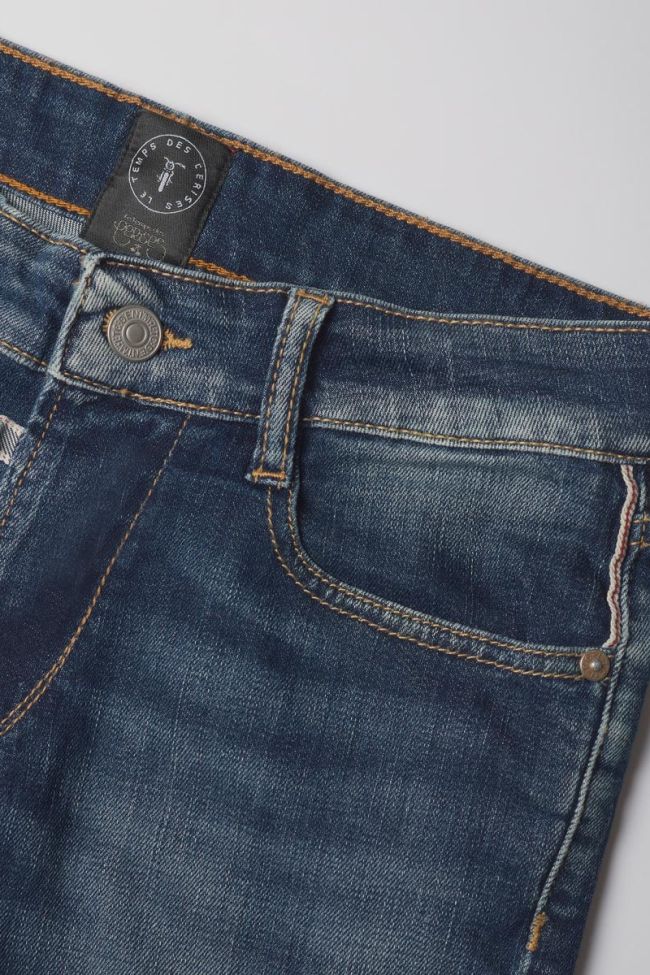 Stonewashed blue Mike bermuda shorts