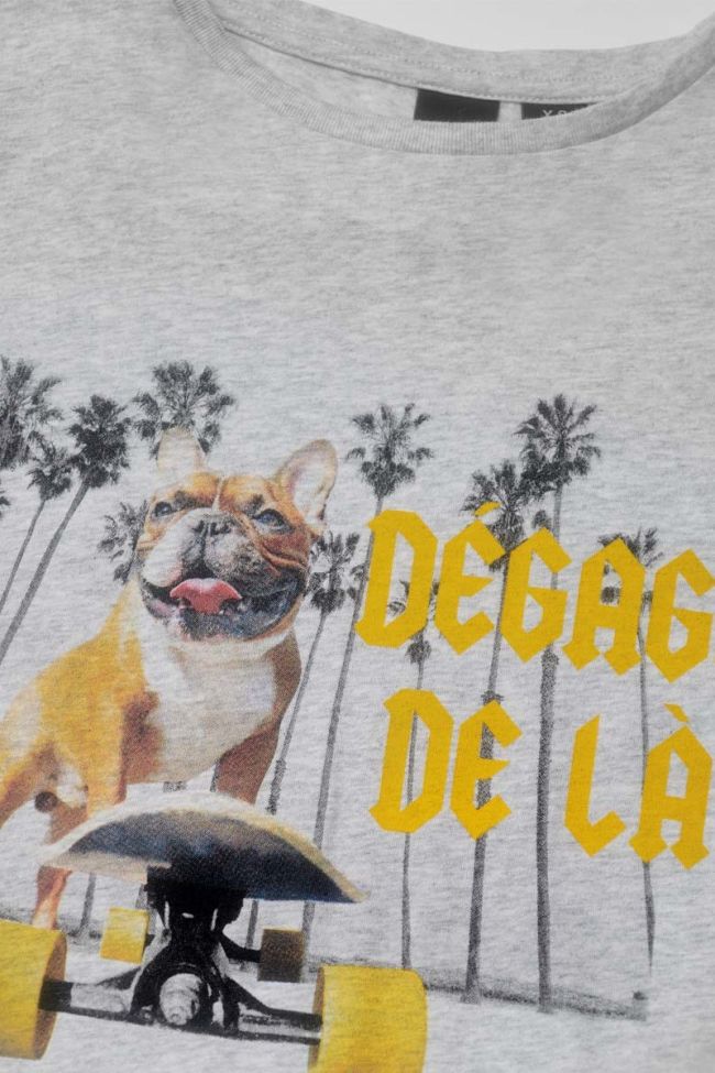 Grey printed Wakullabo t-shirt