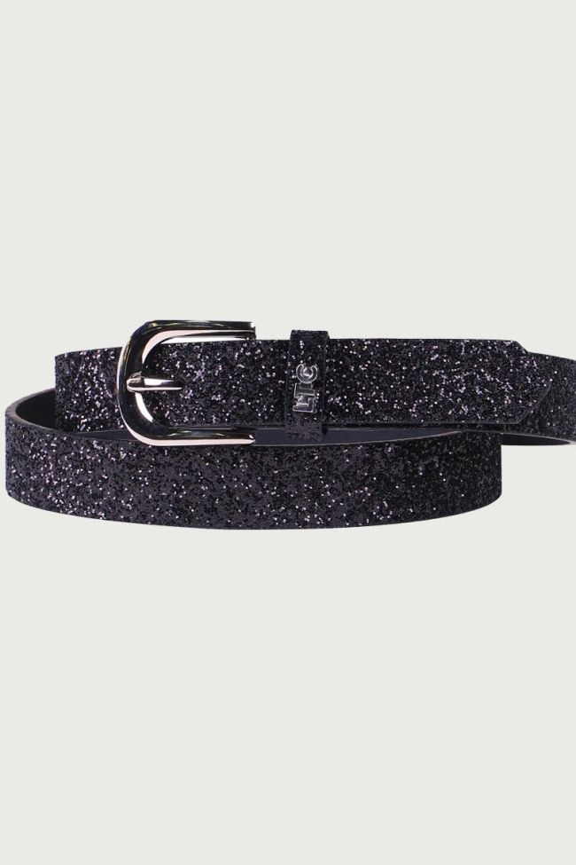 Black glitters Pailla belt