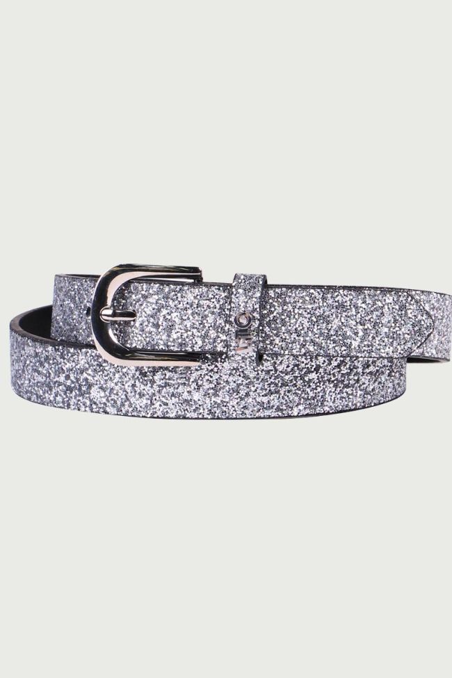 Silver glitters Pailla belt