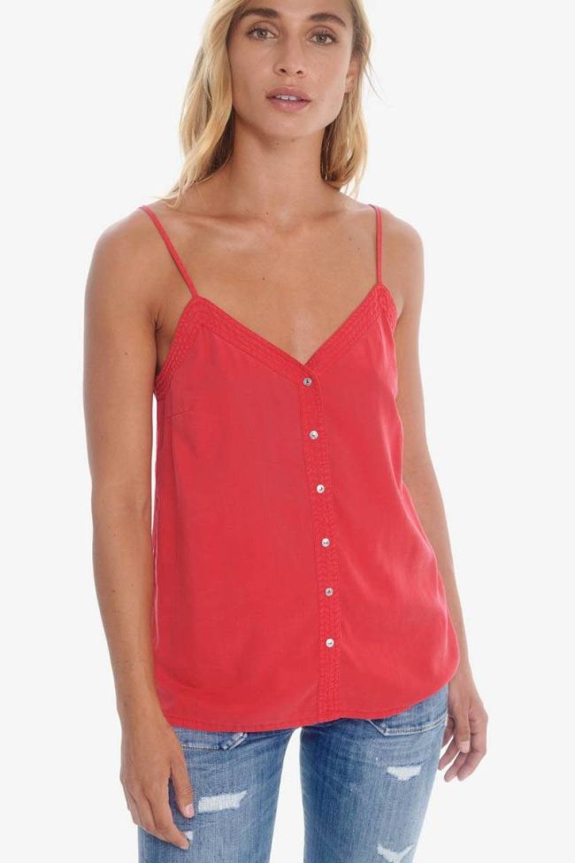 Pomegranate red Anika camisole