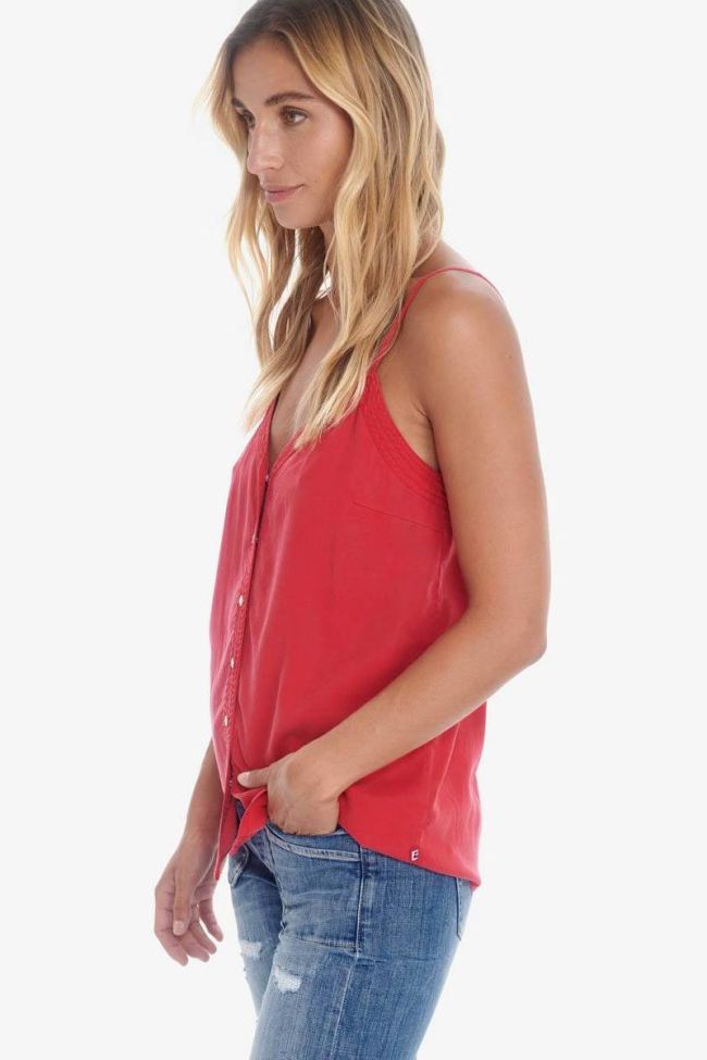 Pomegranate red Anika camisole