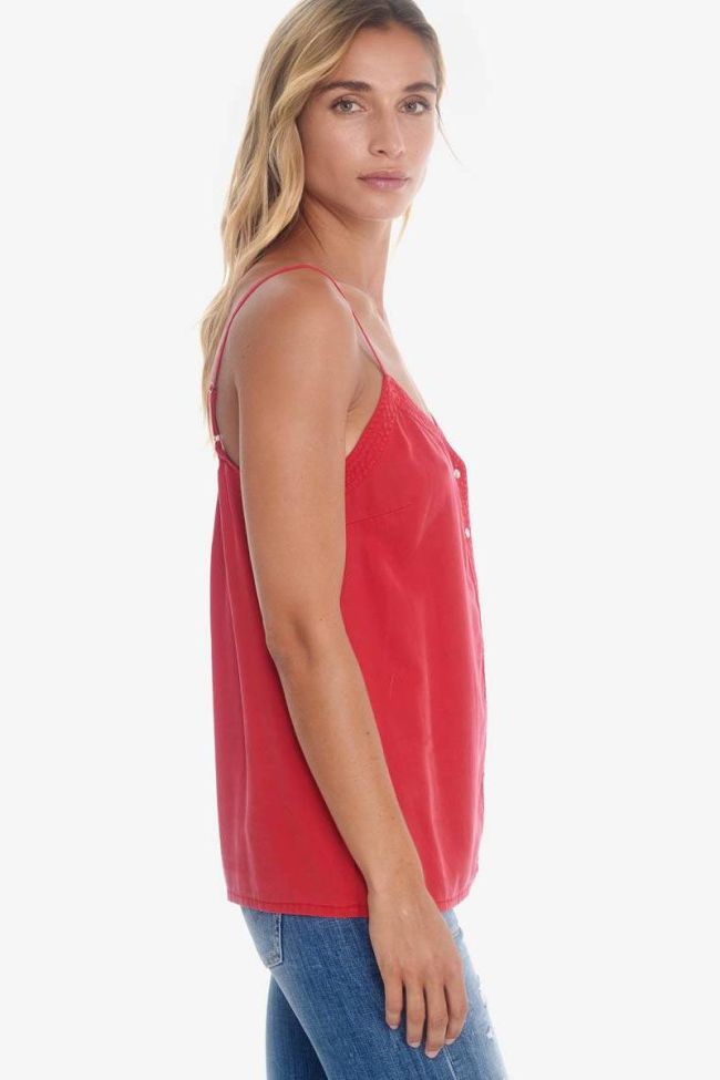 Pomegranate red Anika camisole