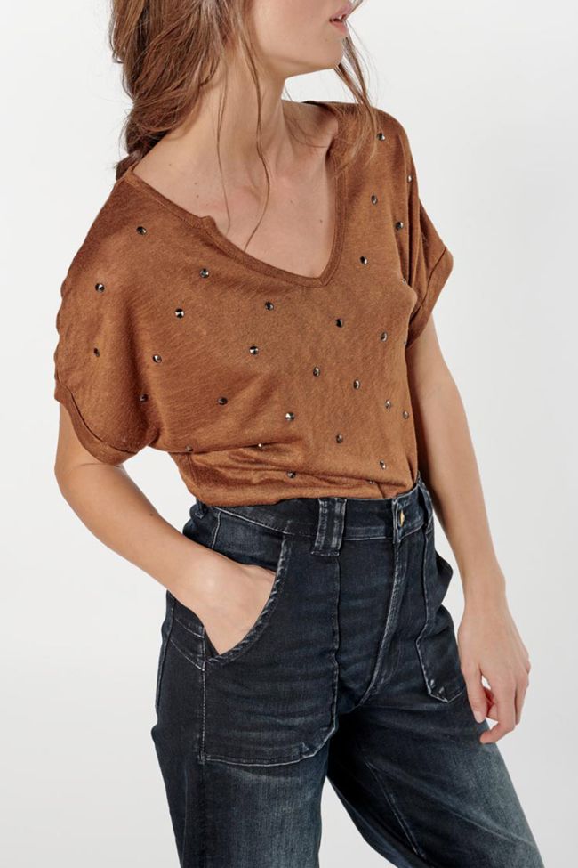 Chocolate brown Bota t-shirt