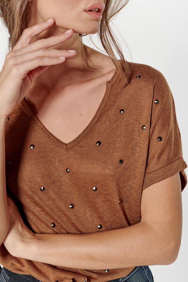 Chocolate brown Bota t-shirt