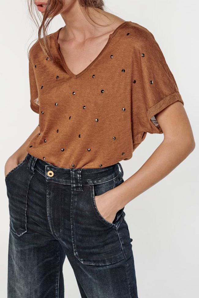 Chocolate brown Bota t-shirt