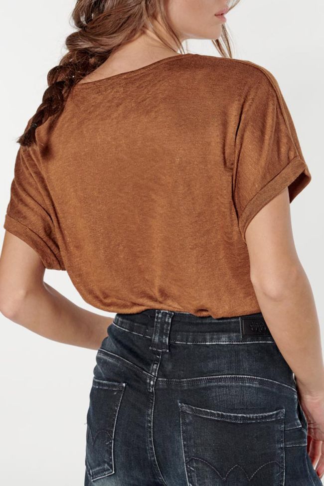 Chocolate brown Bota t-shirt