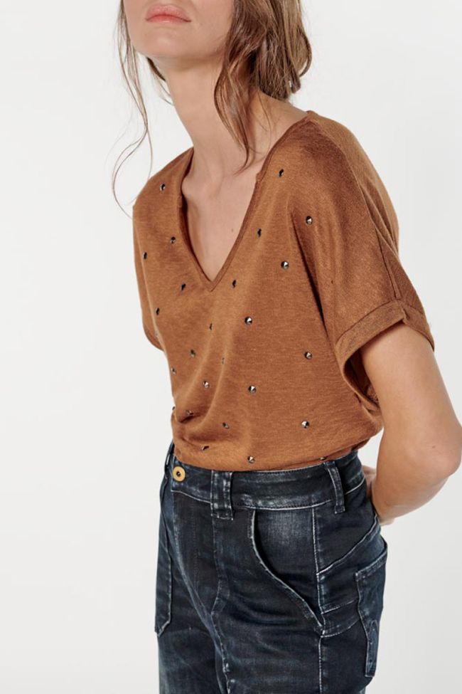 Chocolate brown Bota t-shirt