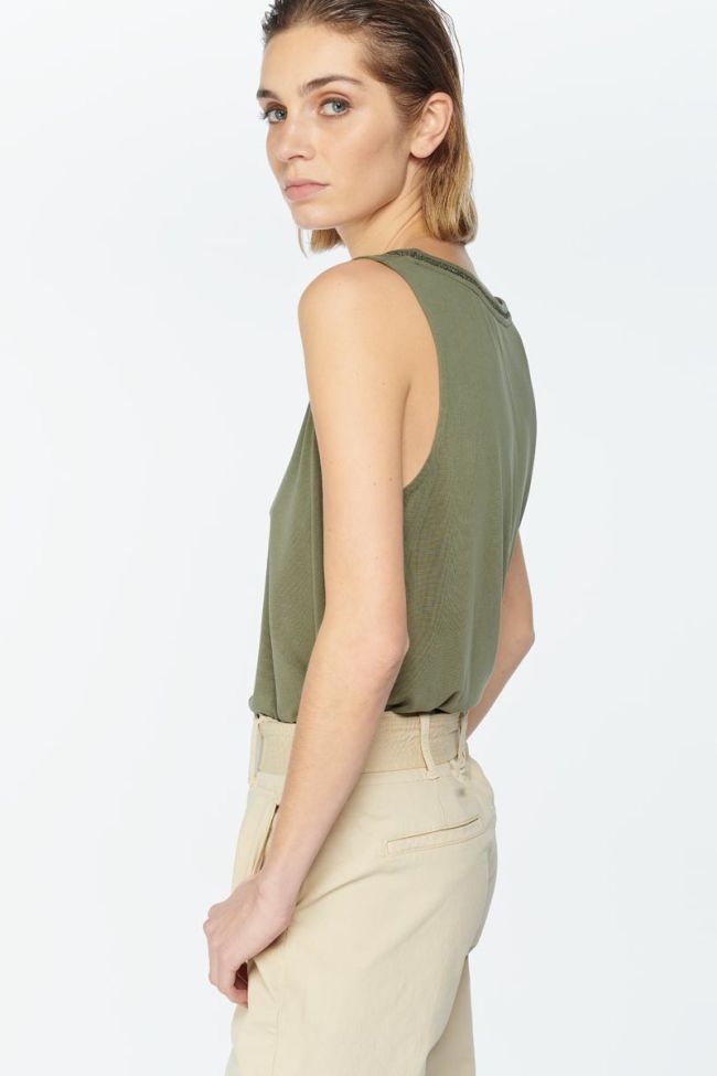 Khaki Doris tank top