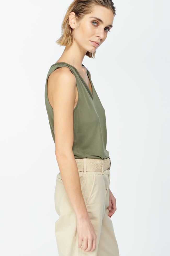 Khaki Doris tank top