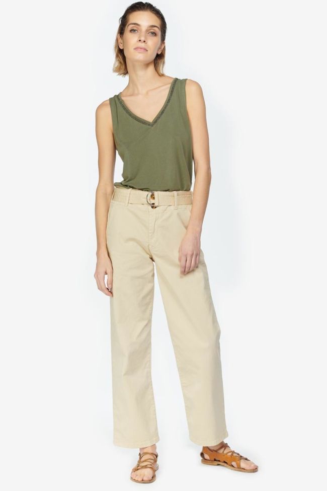 Khaki Doris tank top