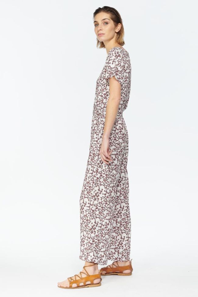 White floral pattern Galice jumpsuit
