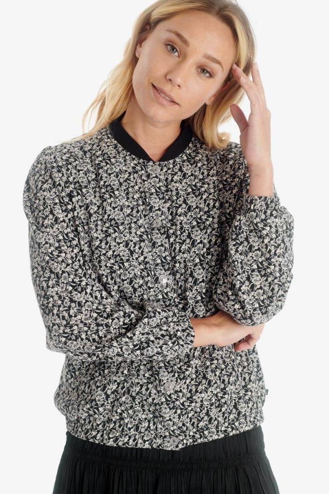 Black Ivana teddy jacket