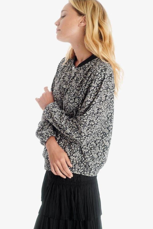 Black Ivana teddy jacket