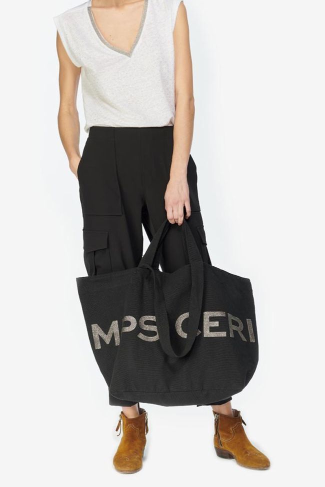 Black Java canvas bag