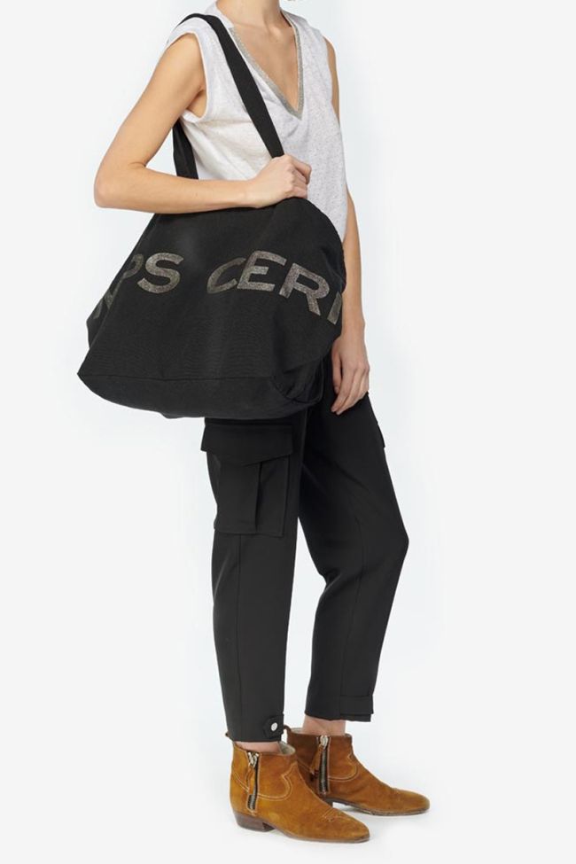 Black Java canvas bag