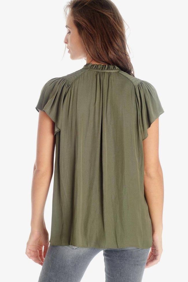 Khaki Laure top