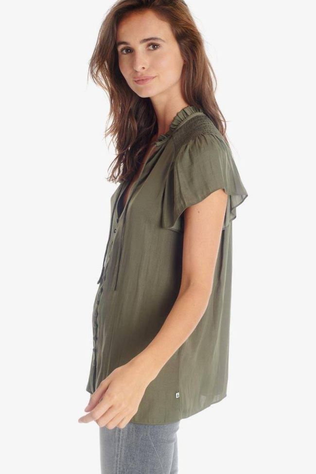 Khaki Laure top