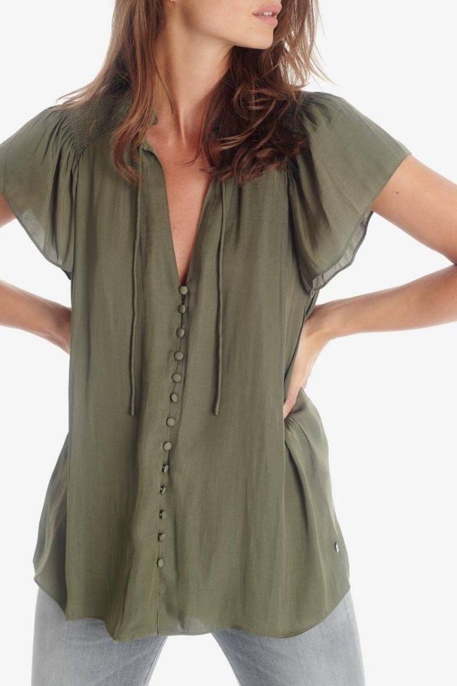 Khaki Laure top