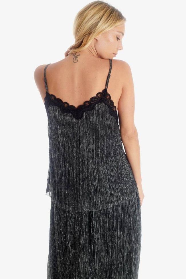 Silver Mugel camisole