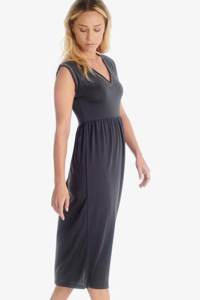 Charcoal grey Natacha dress