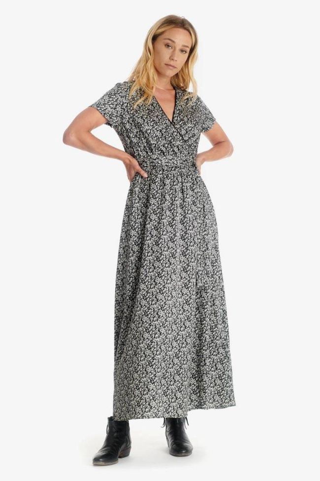 Black Rugy dress with floral pattern