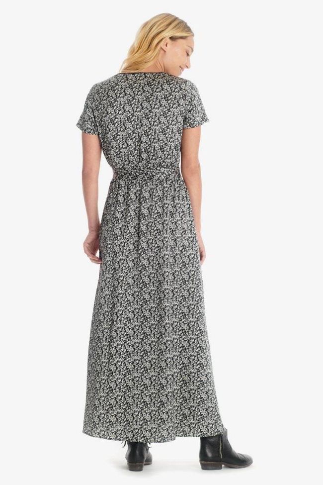 Black Rugy dress with floral pattern