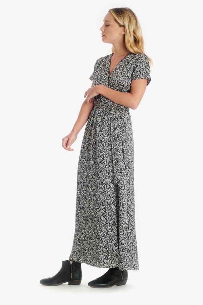 Black Rugy dress with floral pattern