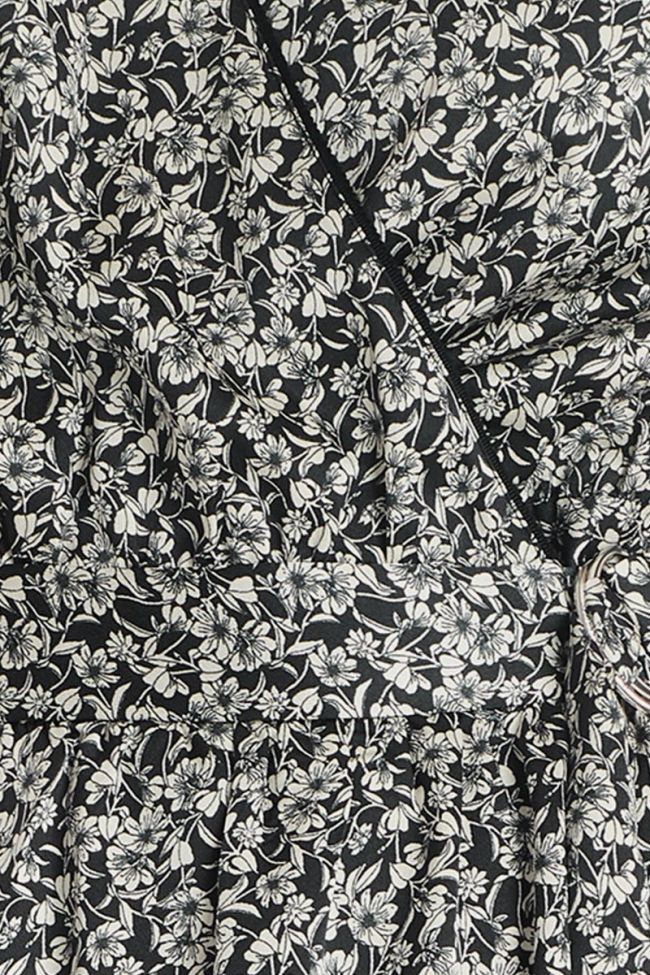 Black Rugy dress with floral pattern