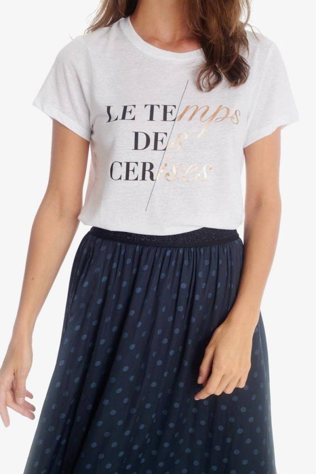 Navy blue Tick skirt