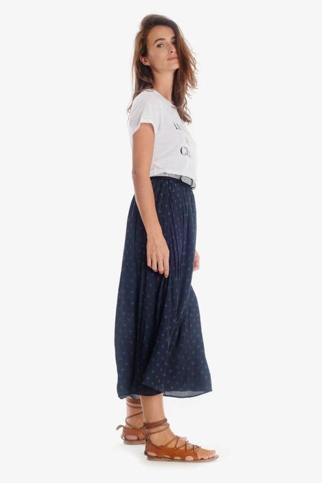 Navy blue Tick skirt