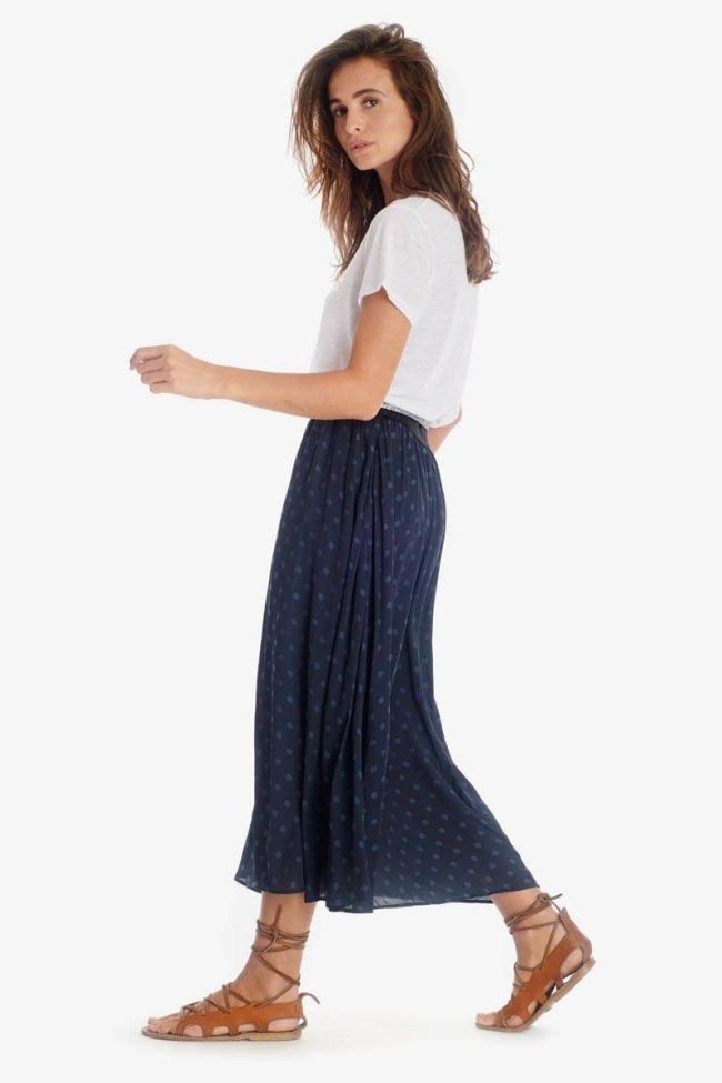 Navy blue Tick skirt