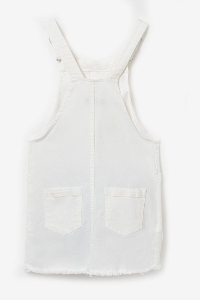 White Carlita dungarees