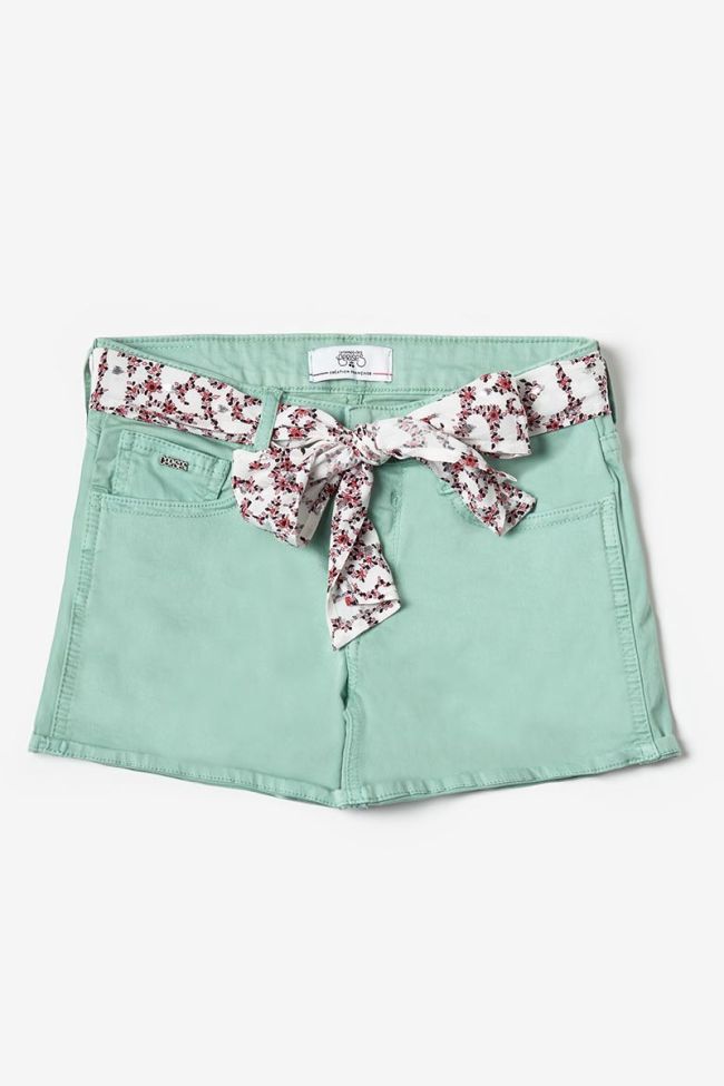 Water green denim Col 3 shorts