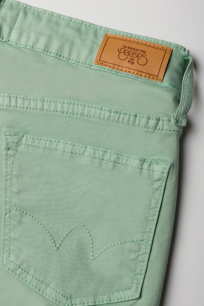 Water green denim Col 3 shorts