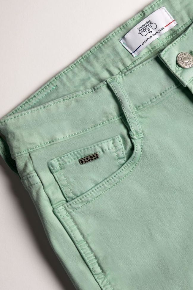 Water green denim Col 3 shorts
