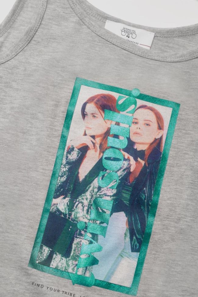 Grey Geminigi tank top