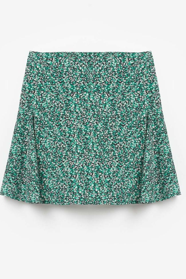 Green Inesgi floral pattern skirt