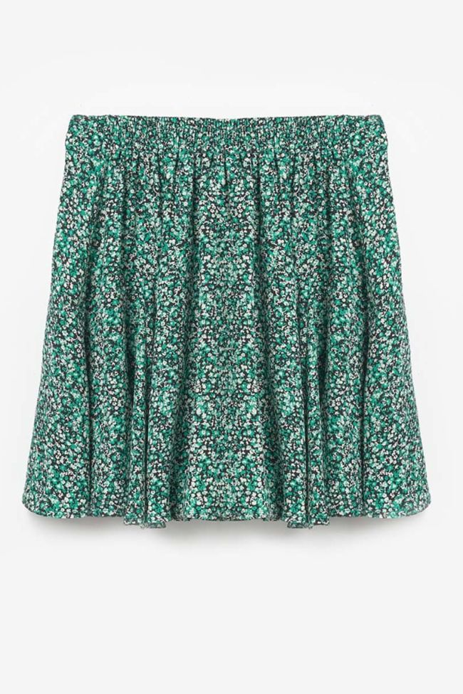 Green Inesgi floral pattern skirt
